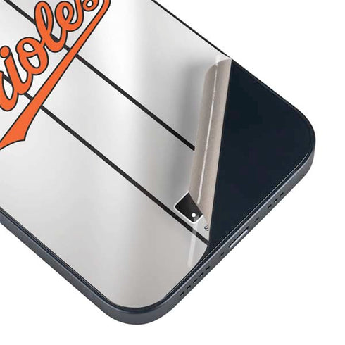 MLB Baltimore Orioles Home Jersey iPhone 14 Plus Skin