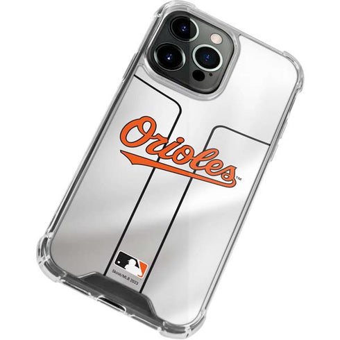 MLB Baltimore Orioles Home Jersey iPhone 15 Pro Clear Case