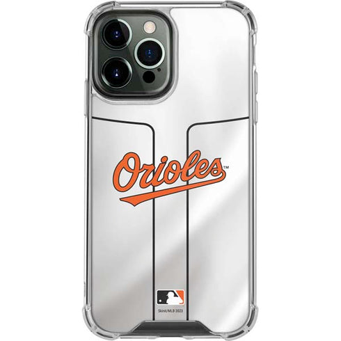 MLB Baltimore Orioles Home Jersey iPhone 15 Pro Max Clear Case