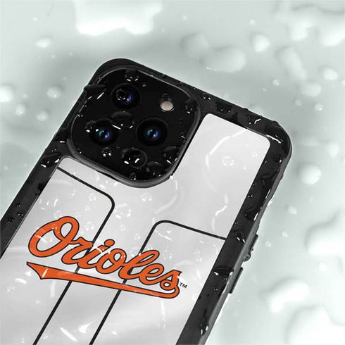 MLB Baltimore Orioles Home Jersey iPhone 14 Pro Max Waterproof Case