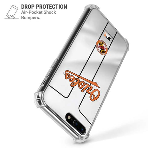 MLB Baltimore Orioles Home Jersey iPhone 7/8 Plus Clear Case