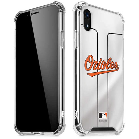 MLB Baltimore Orioles Home Jersey iPhone XR Clear Case