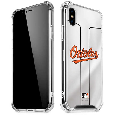 MLB Baltimore Orioles Home Jersey iPhone XS Max Clear Case