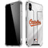 MLB Baltimore Orioles Home Jersey iPhone XS Max Clear Case