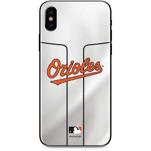 MLB Baltimore Orioles Home Jersey iPhone XS Max Skin