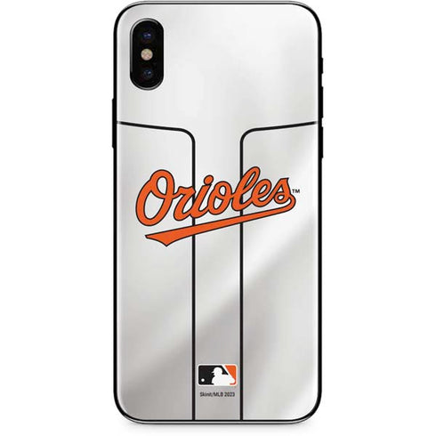 MLB Baltimore Orioles Home Jersey iPhone XS Skin