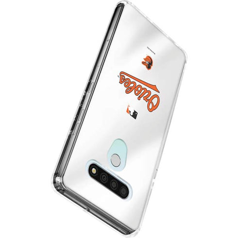 MLB Baltimore Orioles Home Jersey LG Stylo 6 Clear Case