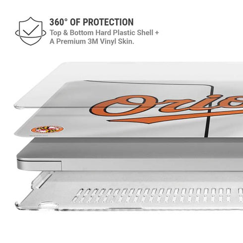 MLB Baltimore Orioles Home Jersey MacBook Air 13in M1 (2021) Case plus Skin