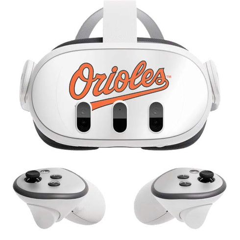 MLB Baltimore Orioles Home Jersey Meta Quest 3 Skin