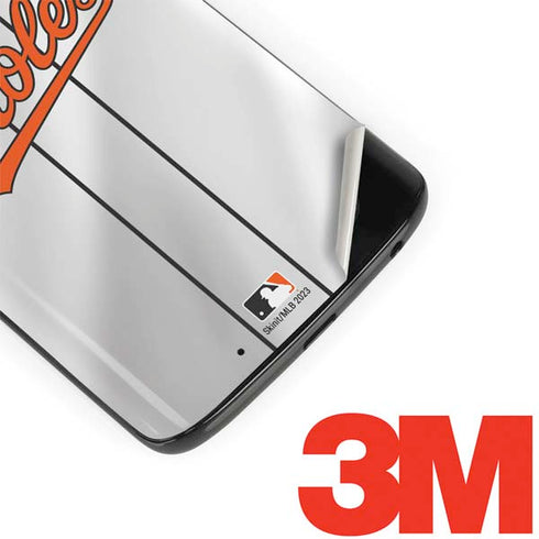 MLB Baltimore Orioles Home Jersey Moto G6 Skin
