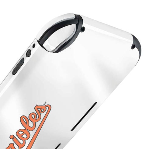 MLB Baltimore Orioles Home Jersey Nintendo Switch Lite Skin