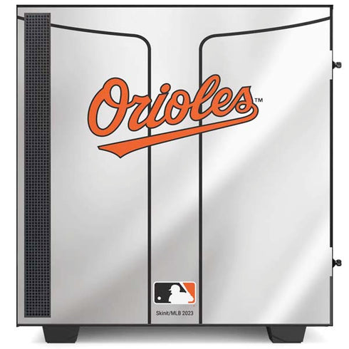 MLB Baltimore Orioles Home Jersey NZXT H510 Compact ATX Mid-Tower Case Skin