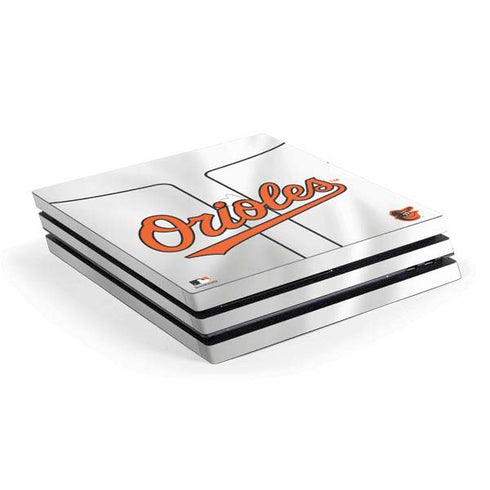 MLB Baltimore Orioles Home Jersey PS4 Pro Console Skin