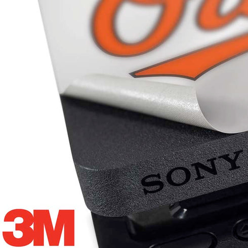 MLB Baltimore Orioles Home Jersey PS4 Slim Skin
