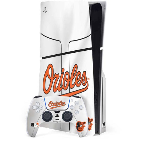 MLB Baltimore Orioles Home Jersey PS5 Slim Disk Bundle Skin
