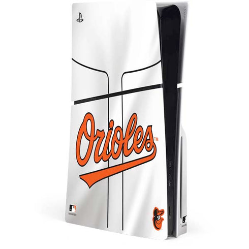 MLB Baltimore Orioles Home Jersey PS5 Slim Disk Console Skin