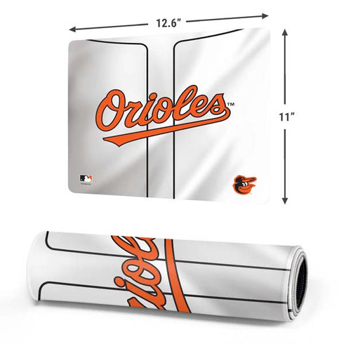 MLB Baltimore Orioles Home Jersey Gaming Mouse Pad
