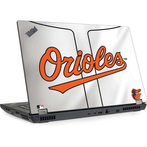 MLB Baltimore Orioles Home Jersey Lenovo ThinkPad Skin