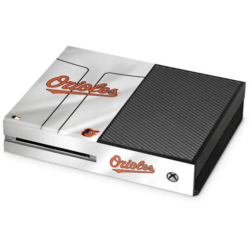 MLB Baltimore Orioles Home Jersey Xbox One Console Skin