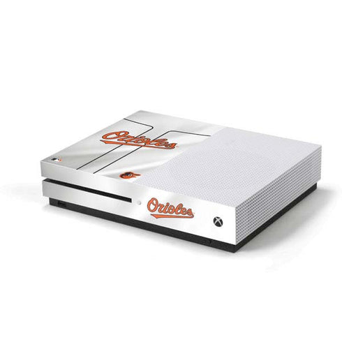 MLB Baltimore Orioles Home Jersey Xbox One S Console Skin