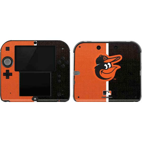 MLB Baltimore Orioles Split Nintendo 2DS Skin