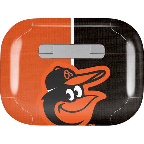 MLB Baltimore Orioles Split AirPods Pro 2nd Gen Skin