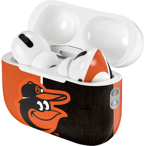 MLB Baltimore Orioles Split AirPods Pro 2nd Gen Skin