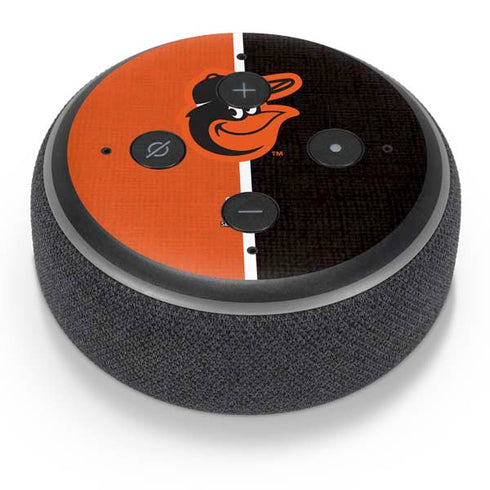 MLB Baltimore Orioles Split Amazon Echo Dot Skin