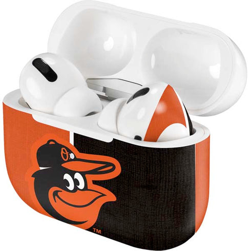 MLB Baltimore Orioles Split Apple AirPods Pro Skin