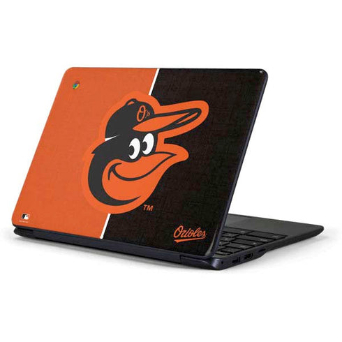 MLB Baltimore Orioles Split Samsung Chromebook Skin