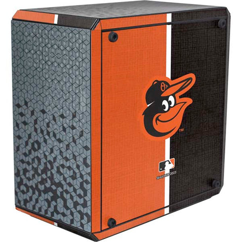 MLB Baltimore Orioles Split Cooler Master MasterBox Q300L Mini Tower Skin