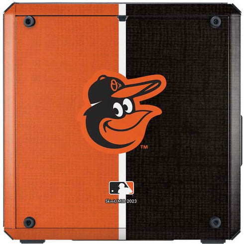 MLB Baltimore Orioles Split Cooler Master MasterBox Q300L Mini Tower Skin