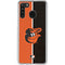 MLB Baltimore Orioles Split Galaxy A21 Clear Case