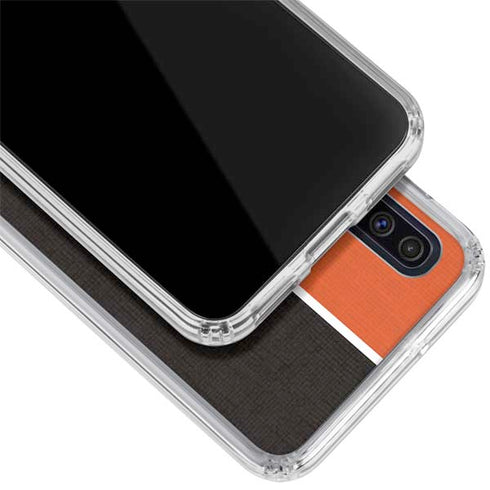 MLB Baltimore Orioles Split Galaxy A50 Clear Case