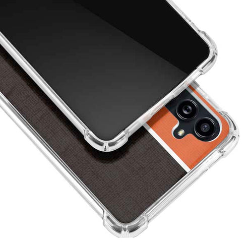 MLB Baltimore Orioles Split Galaxy A54 5G Clear Case