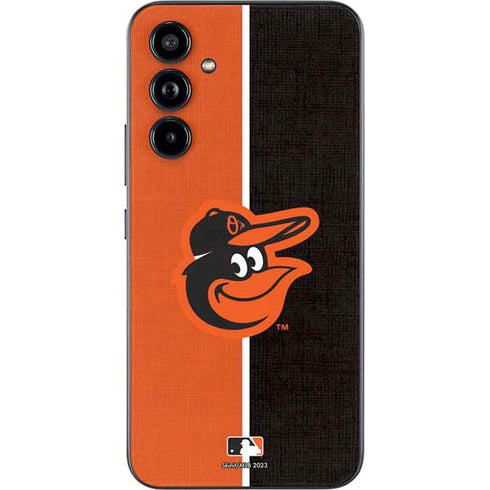 MLB Baltimore Orioles Split Galaxy A54 5G Skin