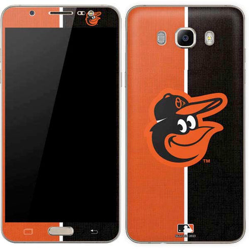 MLB Baltimore Orioles Split Galaxy J7 Skin