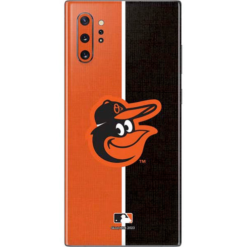 MLB Baltimore Orioles Split Galaxy Note 10 Plus Skin