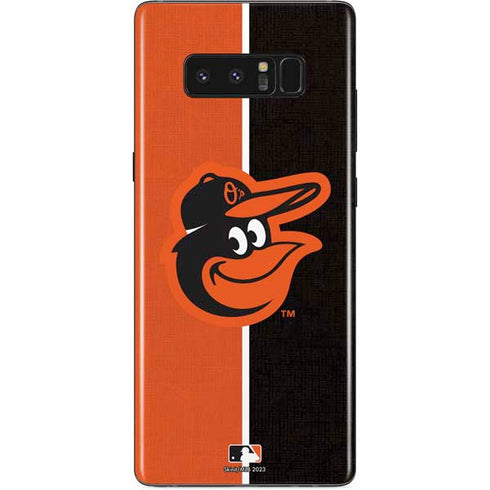 MLB Baltimore Orioles Split Galaxy Note 8 Skin