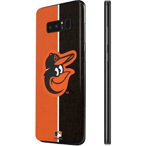 MLB Baltimore Orioles Split Galaxy Note 8 Skin