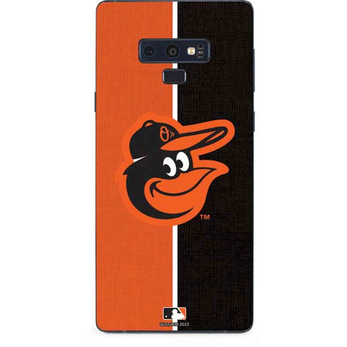 MLB Baltimore Orioles Split Galaxy Note 9 Skin