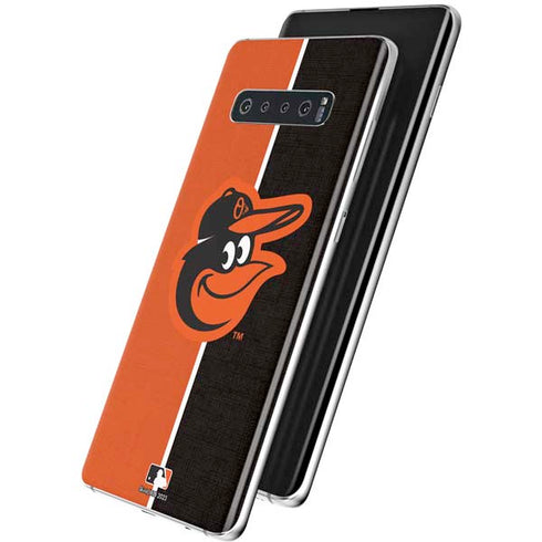 MLB Baltimore Orioles Split Galaxy S10 Plus Skin