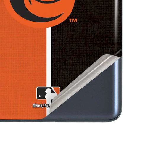 MLB Baltimore Orioles Split Galaxy S20 Fan Edition Skin