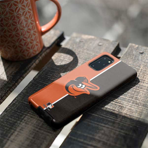 MLB Baltimore Orioles Split Galaxy S20 Plus Pro Case