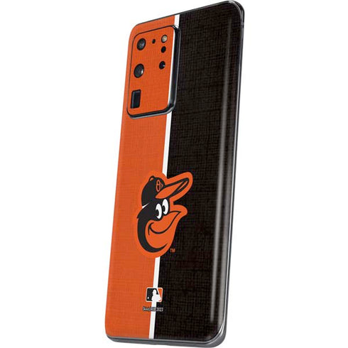 MLB Baltimore Orioles Split Galaxy S20 Ultra 5G Skin
