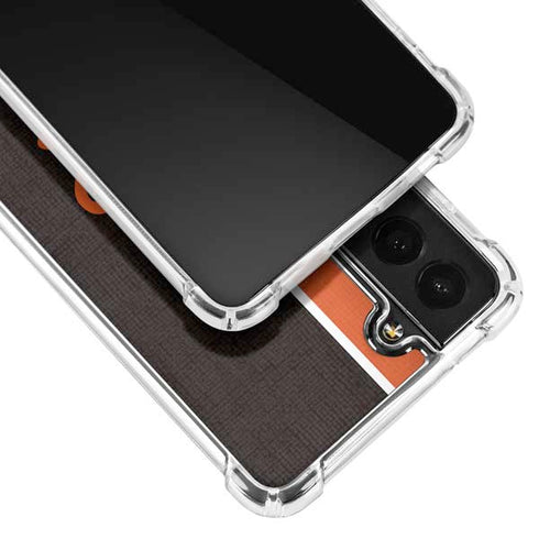 MLB Baltimore Orioles Split Galaxy S21 5G Clear Case