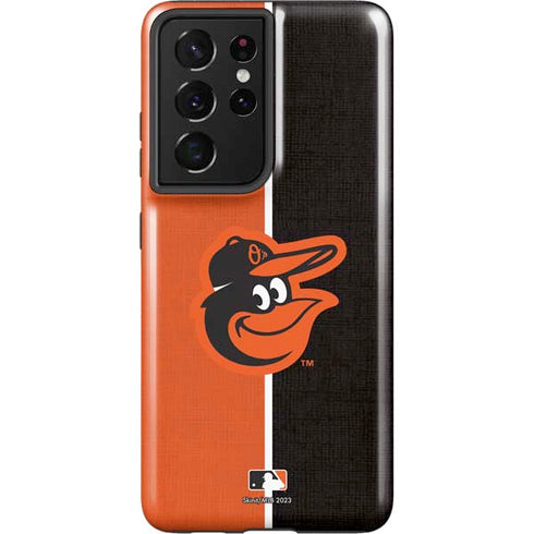 MLB Baltimore Orioles Split Galaxy S21 Ultra 5G Pro Case