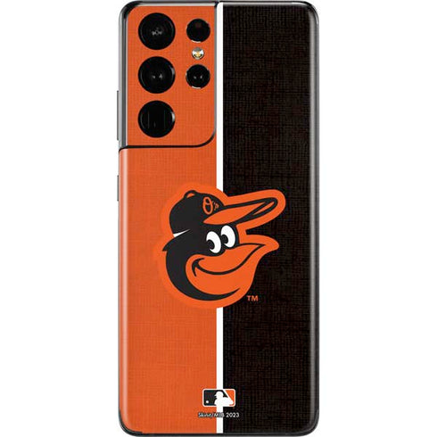 MLB Baltimore Orioles Split Galaxy S21 Ultra 5G Skin