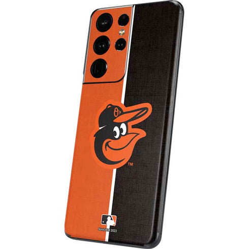 MLB Baltimore Orioles Split Galaxy S21 Ultra 5G Skin