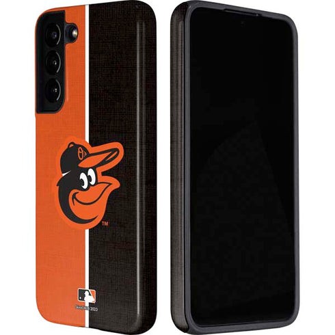 MLB Baltimore Orioles Split Galaxy S22 Plus Pro Case